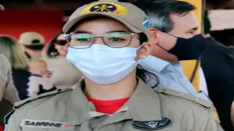 Bombeiros estão sob novo comando em Coxim, a primeira mulher nesse postoSabrinne Teodoro.